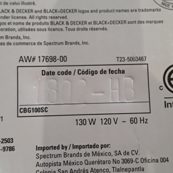 BNIB Black and Decker SMARTGRIND - Picture 3 of 3